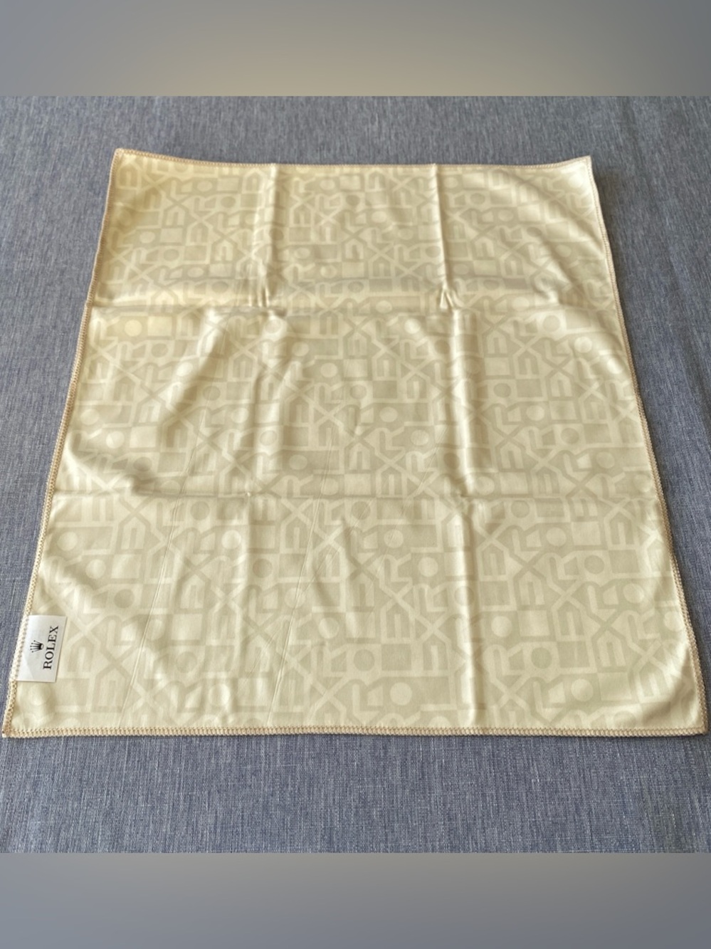 Authentic Rolex | Large Beige Cleaning Polishing Cloth